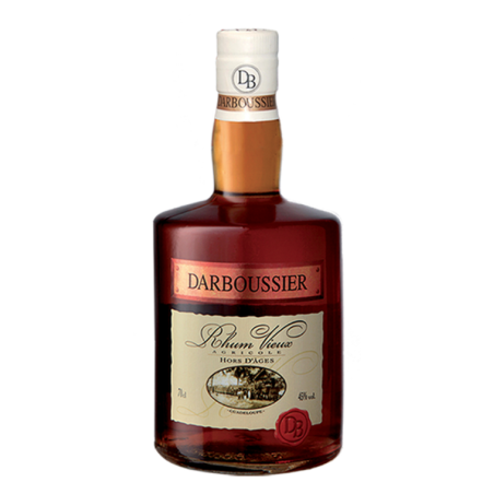 Bouteille de rhum vieux hors d'age darboussier