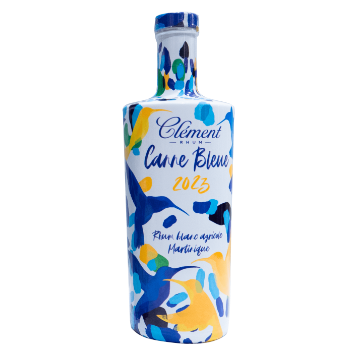 Rhum Clément Blanc - Canne Bleue 2023 - Edition jaune 50° 70cl
