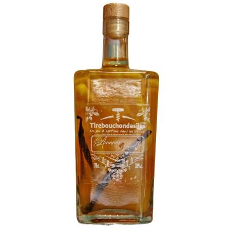 Rhum arrangé 50cl Ananas / Vanille - Tirebouchondesiles