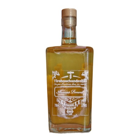 Rhum arrangé 50cl Ananas / Piment - Tirebouchondesiles