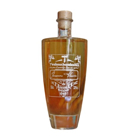 Rhum arrangé 50cl Gingembre / Vanille - Tirebouchondesiles