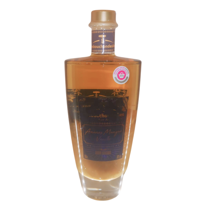 Rhum arrangé 50cl Ananas / Mangue / Vanille - Tirebouchondesiles