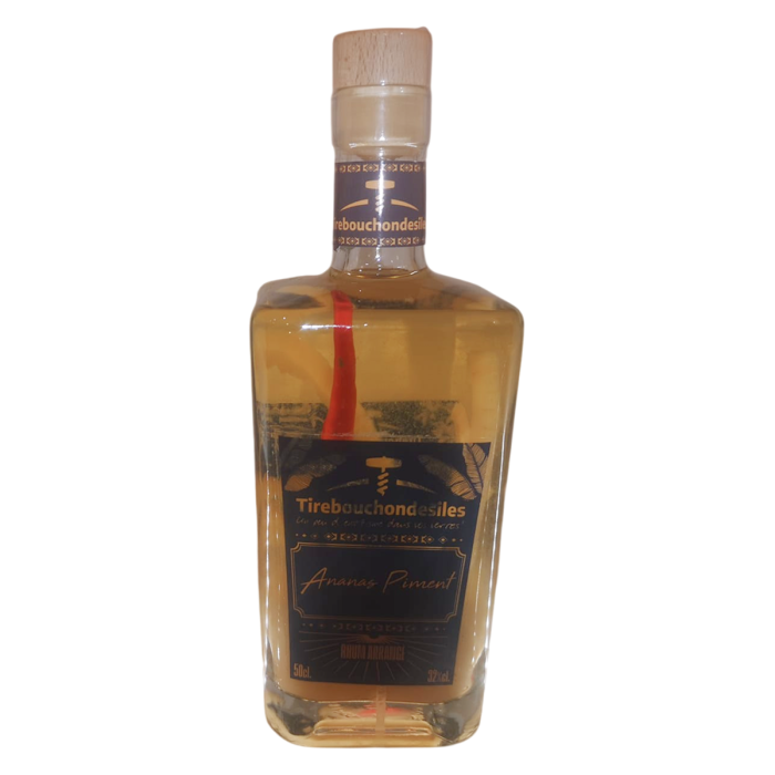 Rhum arrangé 50cl Ananas / Piment - Tirebouchondesiles