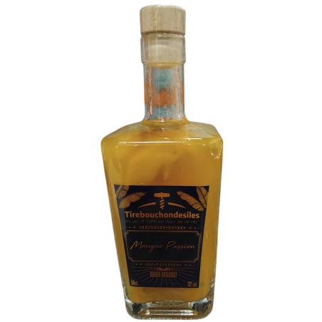 Rhum arrangé 50cl Mangue / Passion - Tirebouchondesiles
