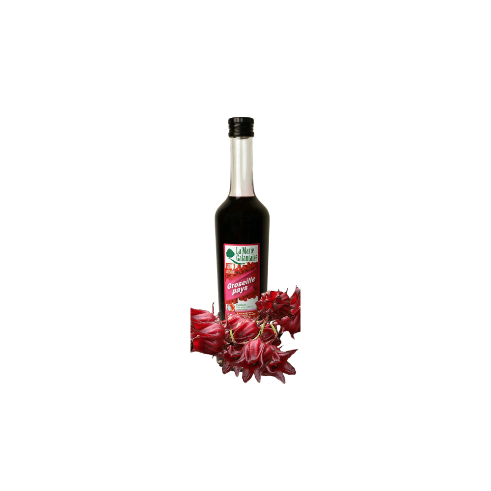 Sirop Groseille Pays Hibiscus La Marie Galantaise